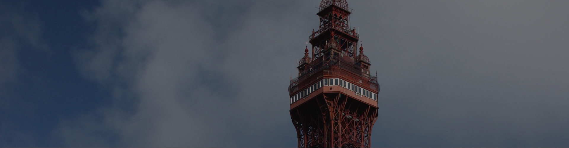 Top of the Blackpool Tower close up