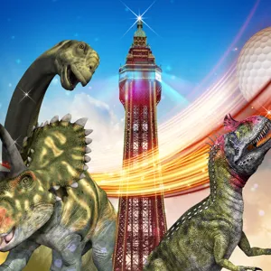 Dino Mini Golf at the Blackpool Tower