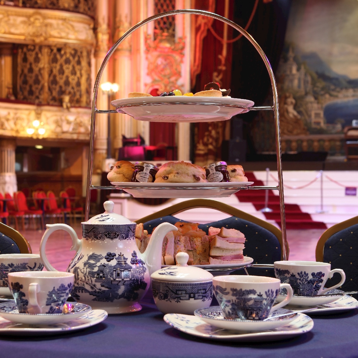 Afternoon tea, scones and cake at the Blackpool Tower Ballroom