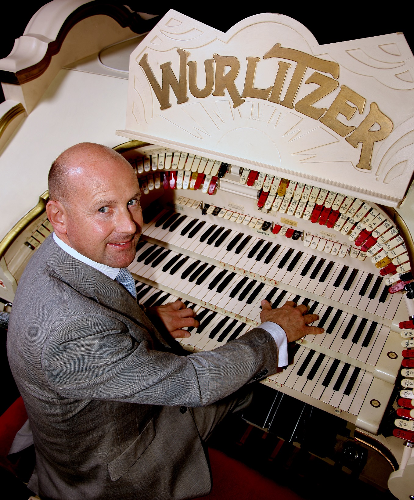 John Bowdler organist at the Blackpool Tower Ballroom
