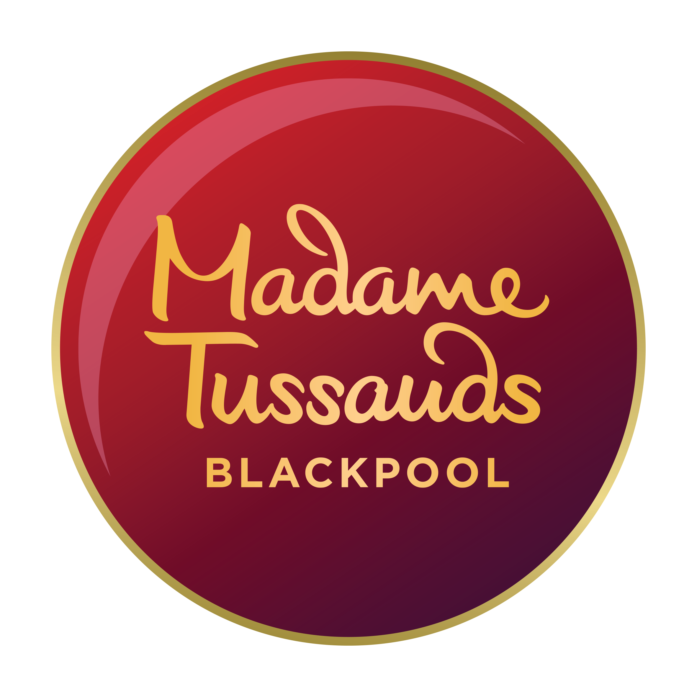 Madame Tussauds Blackpool Badge