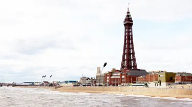 Blackpool Tower with Sea