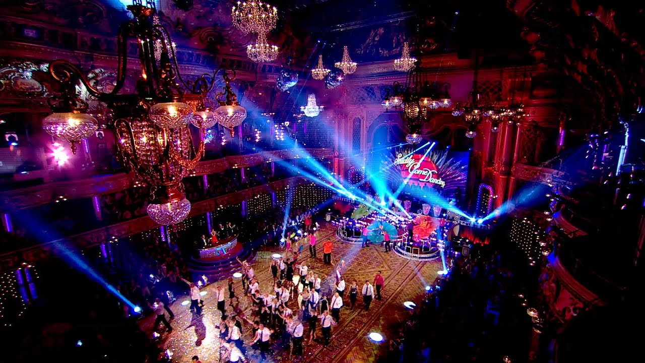 Strictly come dancing at Blackpool Tower Ballroom
