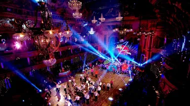 Strictly come dancing at Blackpool Tower Ballroom