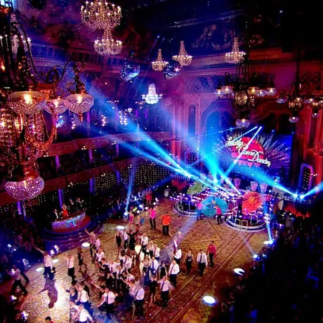Strictly come dancing at Blackpool Tower Ballroom