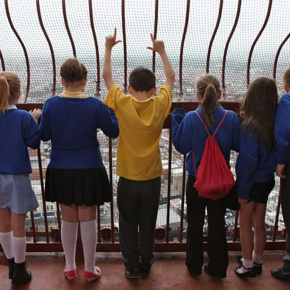 Children At The Top Of The Tower