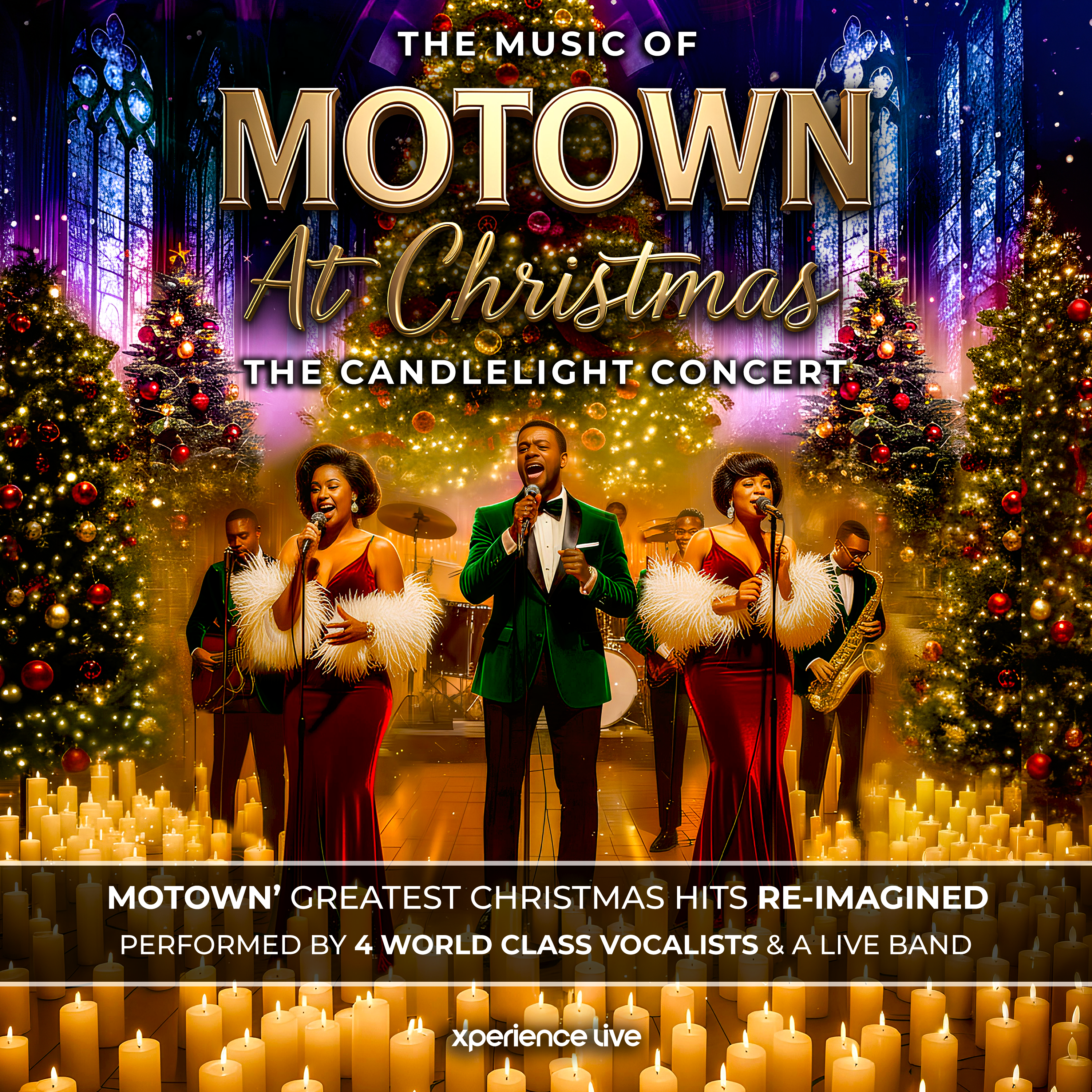 MOTOWN CHRISTMAS SQUARE PLAIN