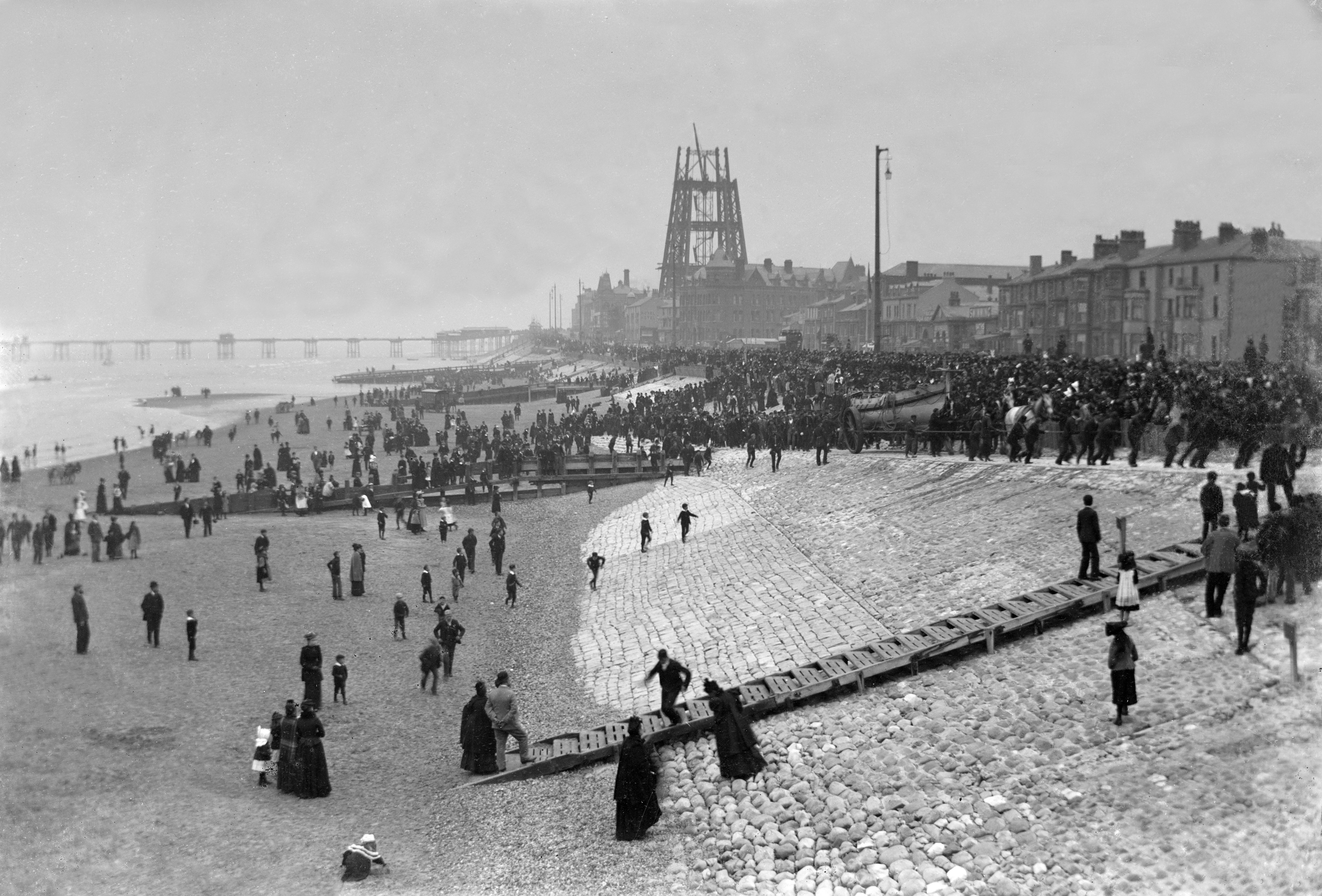Trialed Watson Lifeboat Beach  Blackpool Tower Spring 1893 - History