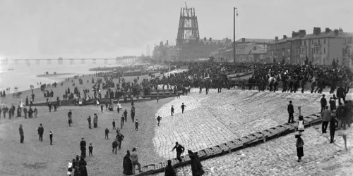 Trialed Watson Lifeboat Beach  Blackpool Tower Spring 1893 - History