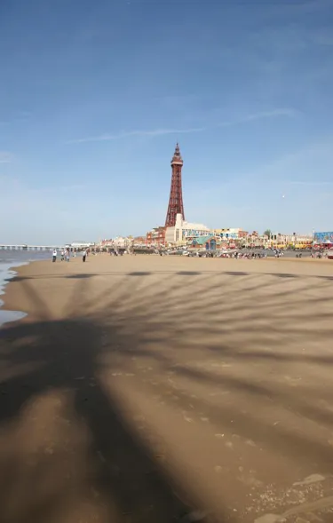 Blackpool Tower Portrait From Far