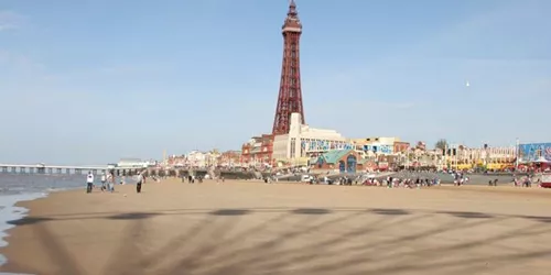 Blackpool Tower Portrait From Far