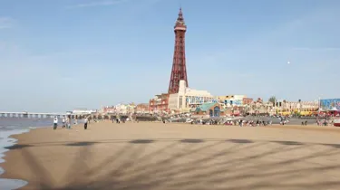 Blackpool Tower Portrait From Far
