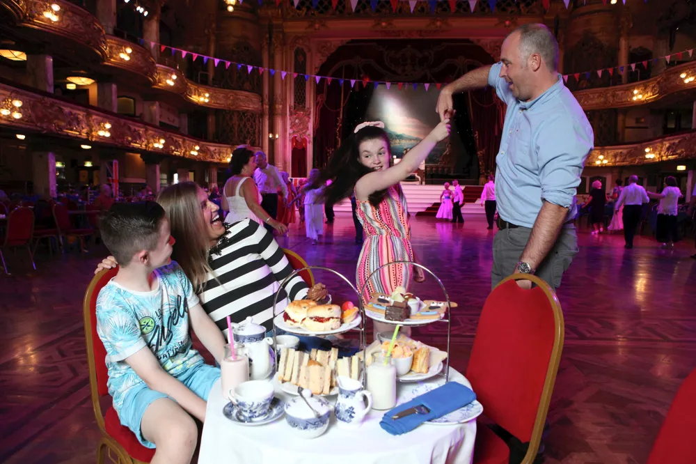 Family At The Ballroom Tea