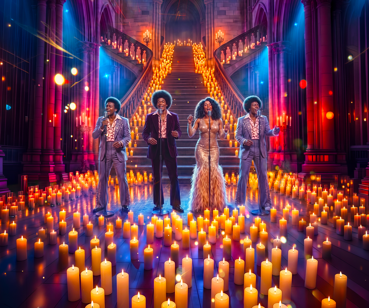 BLACKPOOL MICHAEL & THE JACKSONS 1200X1000