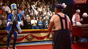 Mooky the Clown and Mr Boo at the Blackpool Tower Circus