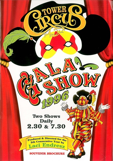 Blackpool Tower Circus Brochure from 1996
