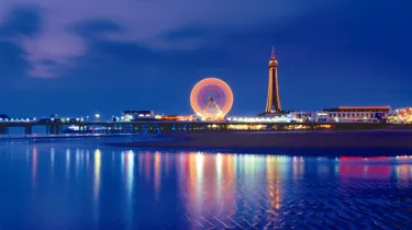 Blackpool Tower Illuminations at Night