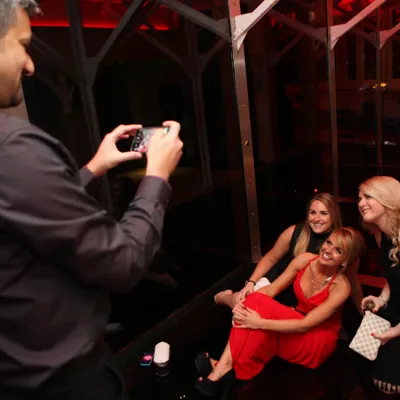 Guests at a VIP Event at the Blackpool Tower Eye